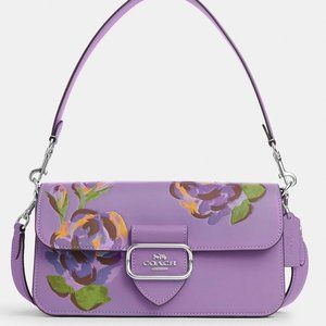 🌸 Coach Morgan Shoulder Bag With Rose Print